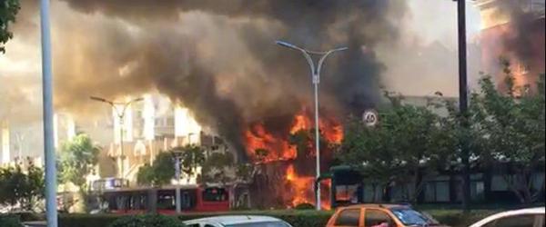杭州店鋪燃爆已致2人死亡55人受傷，其中12人傷勢較重