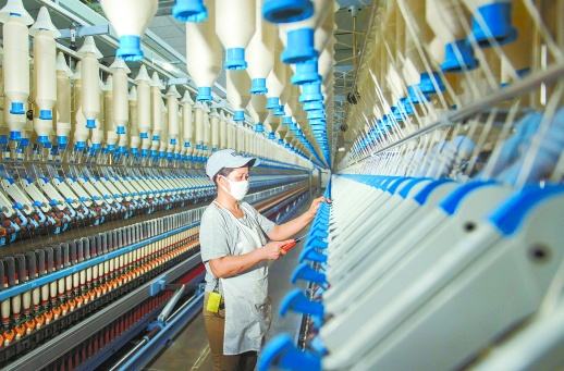 5月棉紡織景氣指數降幅較4月有所收窄